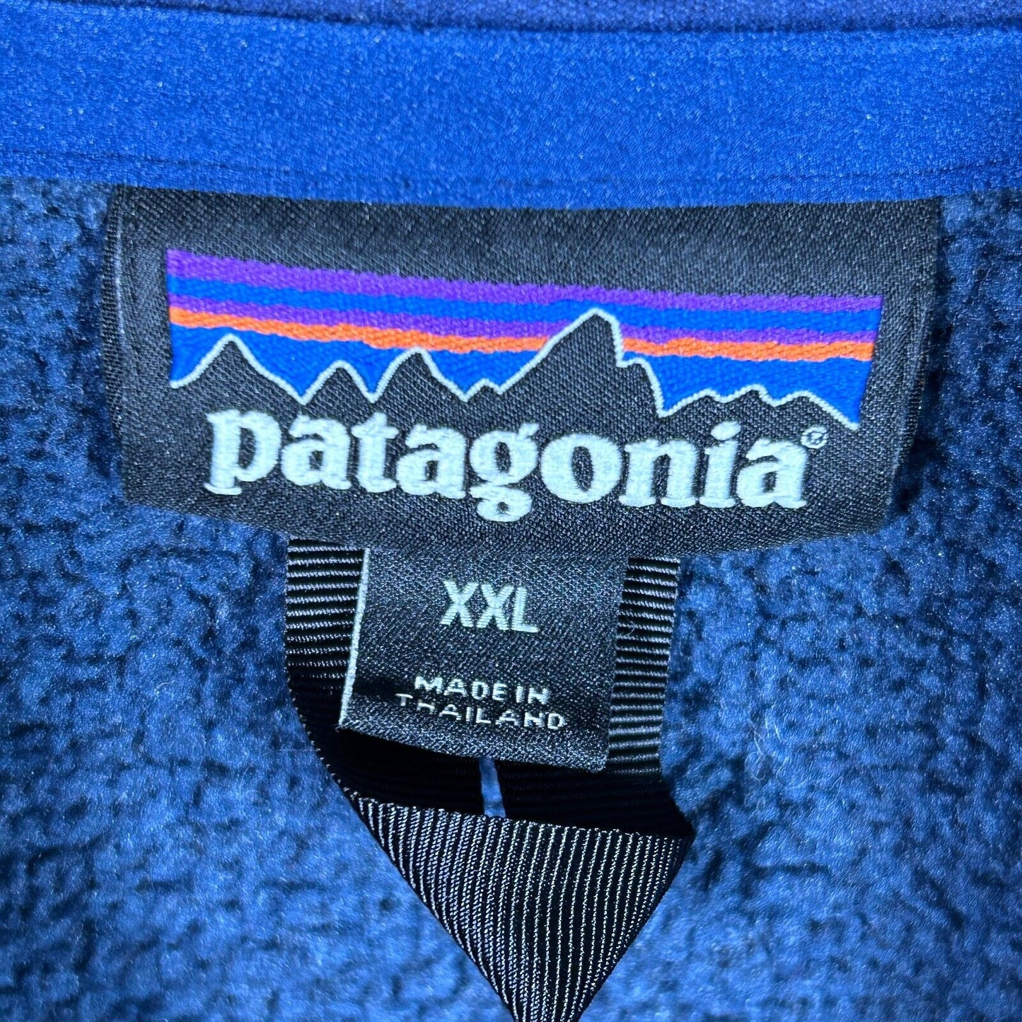 PATAGONIA Better Sweater Mens 2XL XXL Fleece 1/4 Zip Sweatshirt Long Sleeve Blue