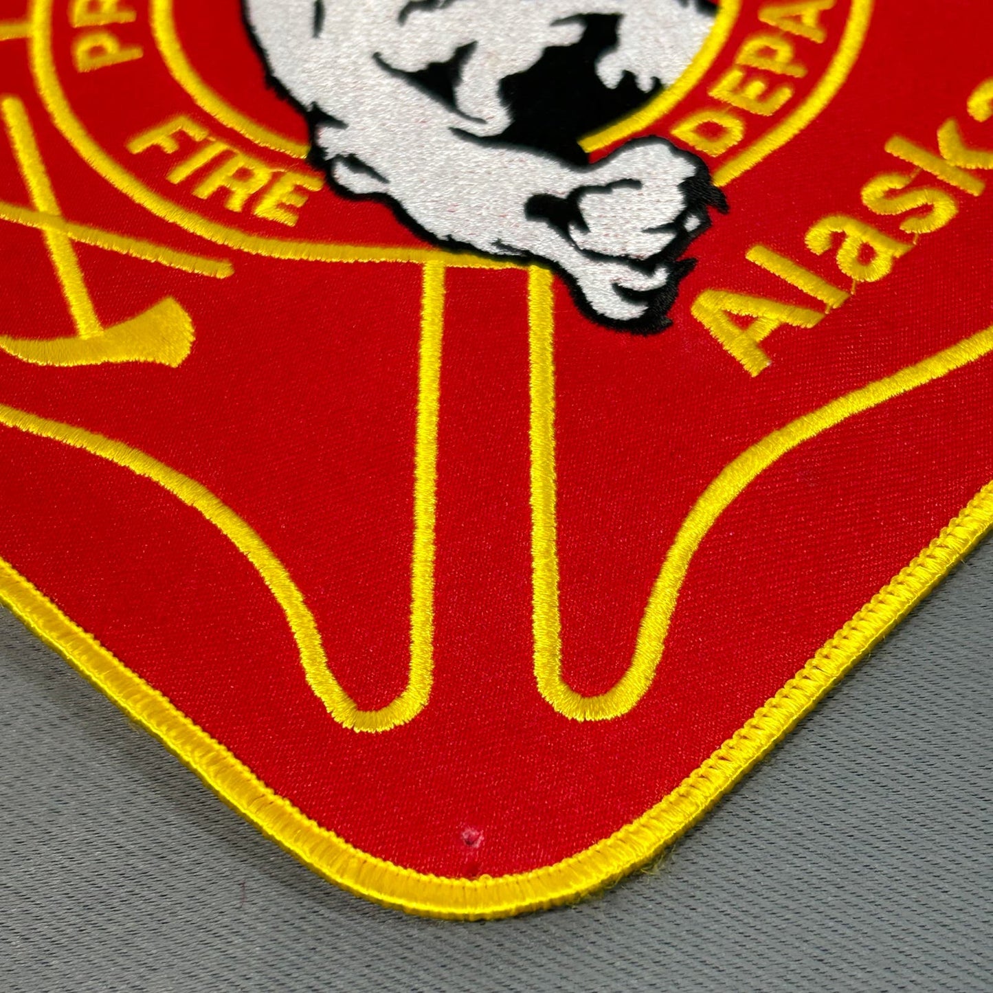 Alaska Fire Department Patch Prudhoe Bay ARCO LARGE 8" x 8"