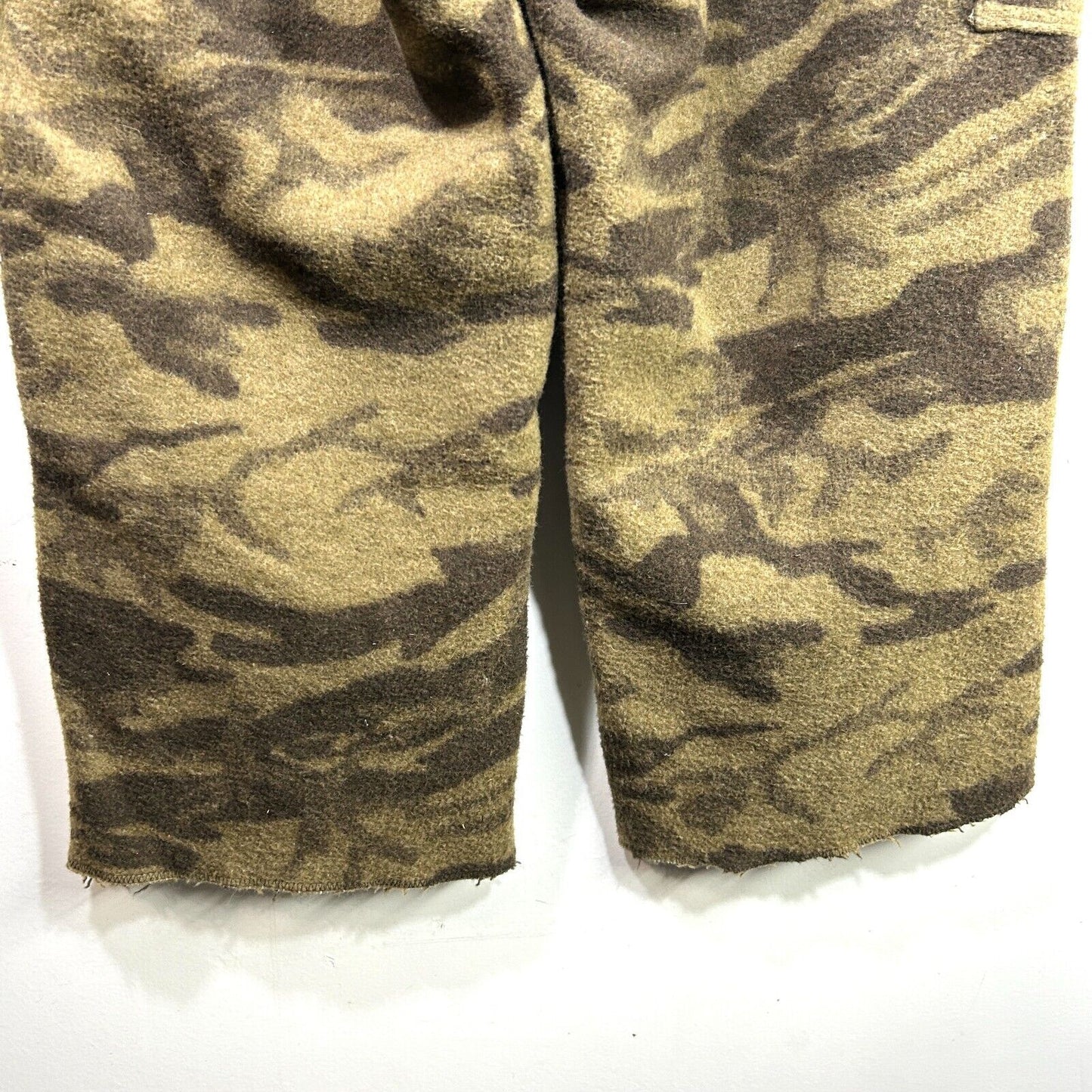 Vintage Columbia Gallatin Range Pants 42 X 25 Wool Blend Camo Hunt Cargo