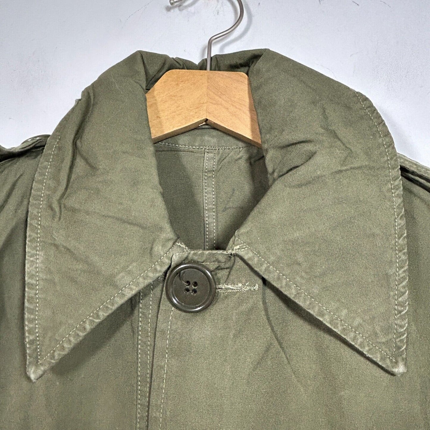 Vintage M-51 Parka Coat Mens XL Army Norwegian Military Jacket Haeren 60's