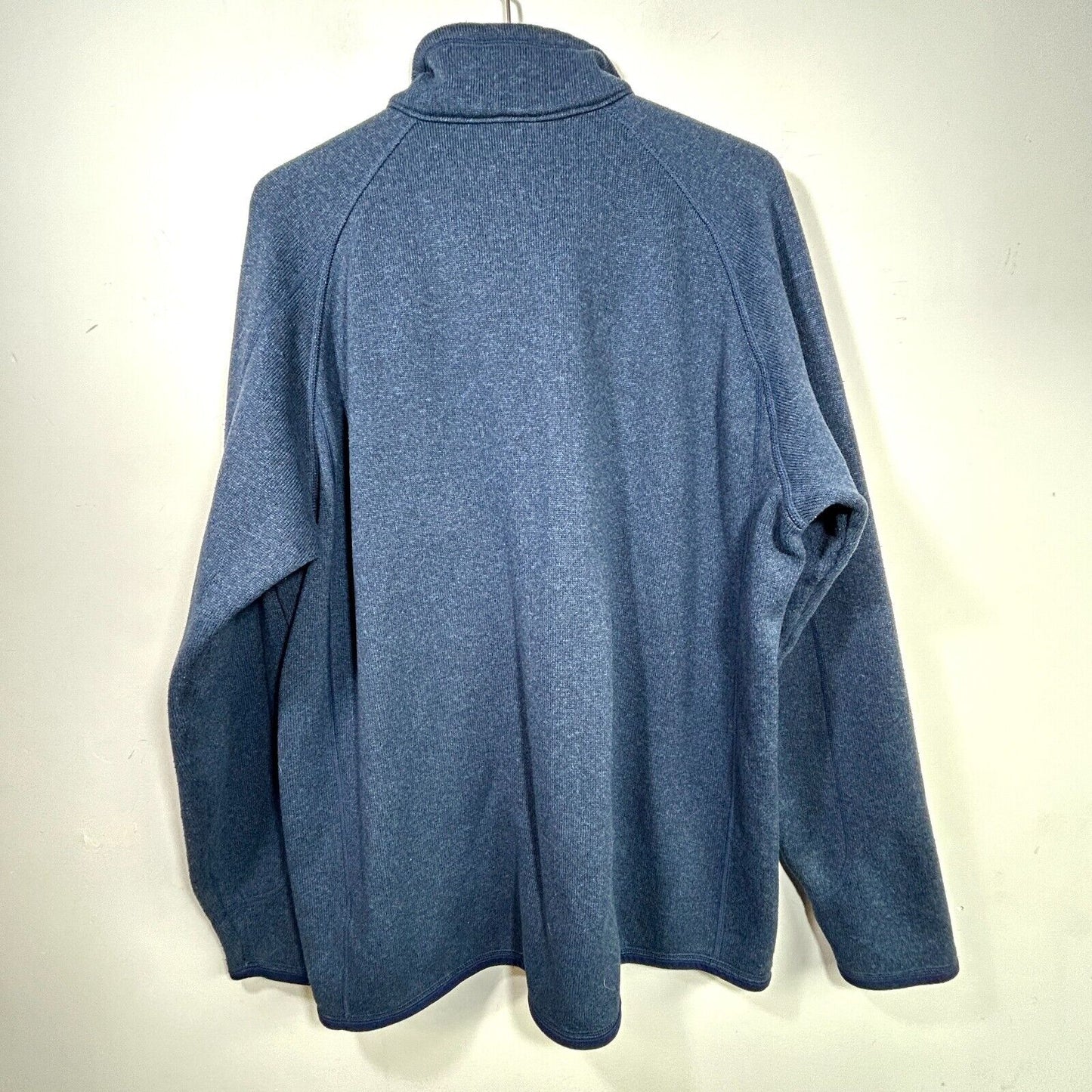 PATAGONIA Better Sweater Mens 2XL XXL Fleece 1/4 Zip Sweatshirt Long Sleeve Blue