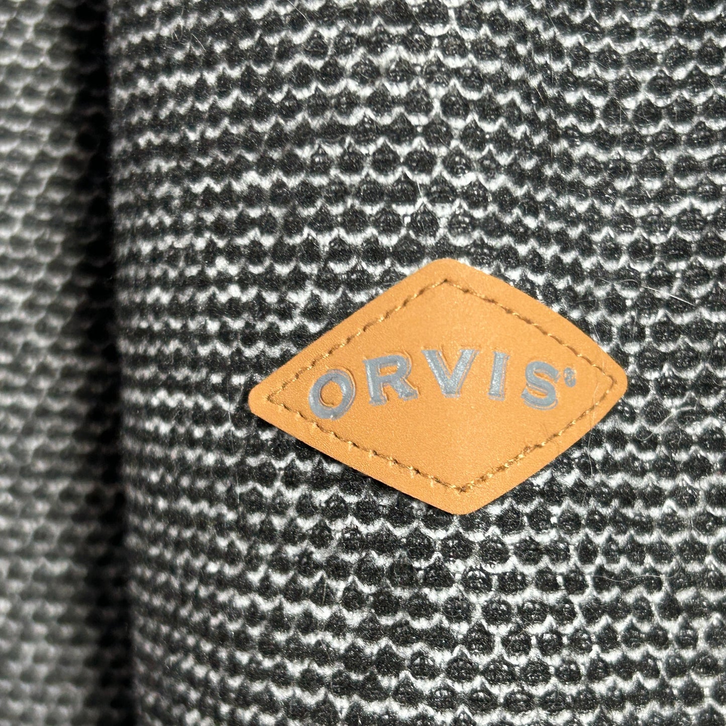 Orvis 1/4 Zip Lined Fleece Pullover Sweater Mens L Pockets