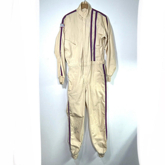 Vintage Speed Sport Uniform Racing Coverall Mens L Motorcycle Drag Cafe Rare