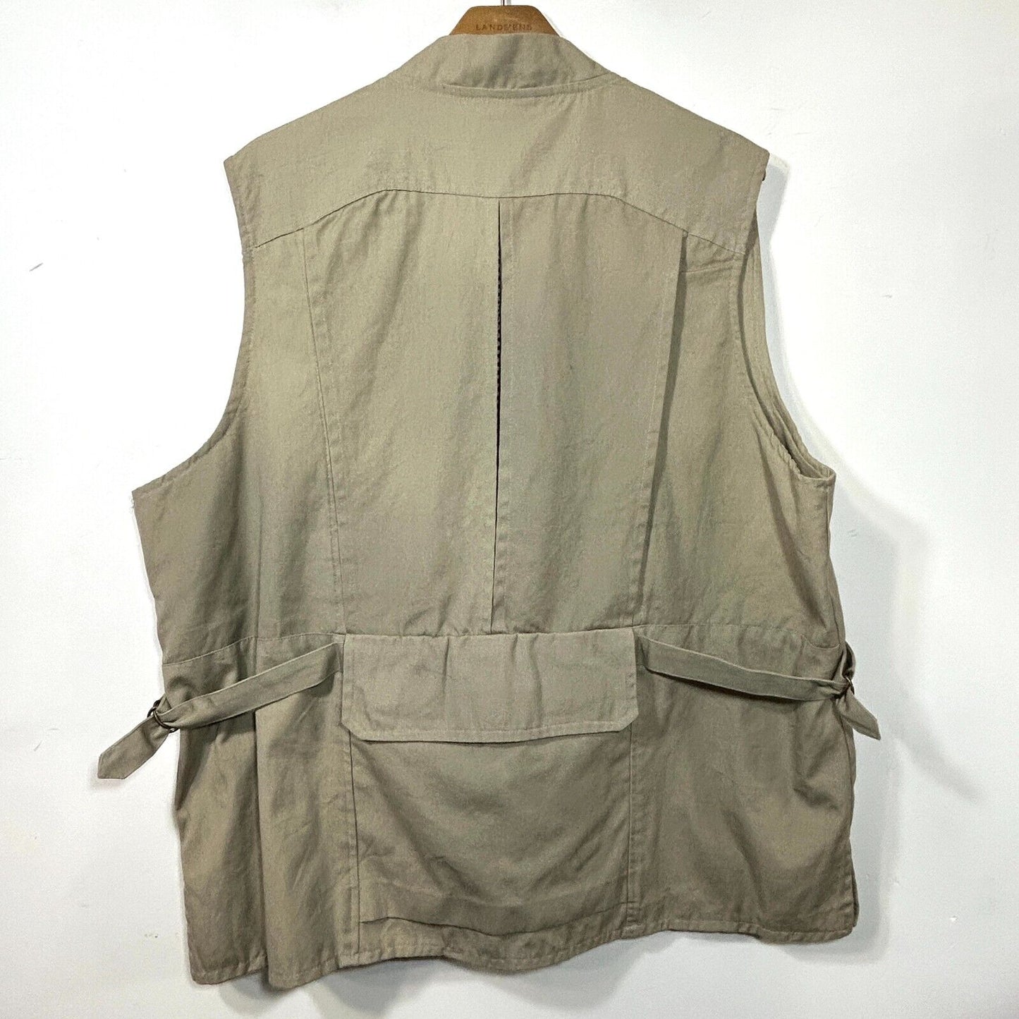 MENS Field & Stream Safari VEST Travel Fly Fishing Hiking ZIP Pockets VENTED XL