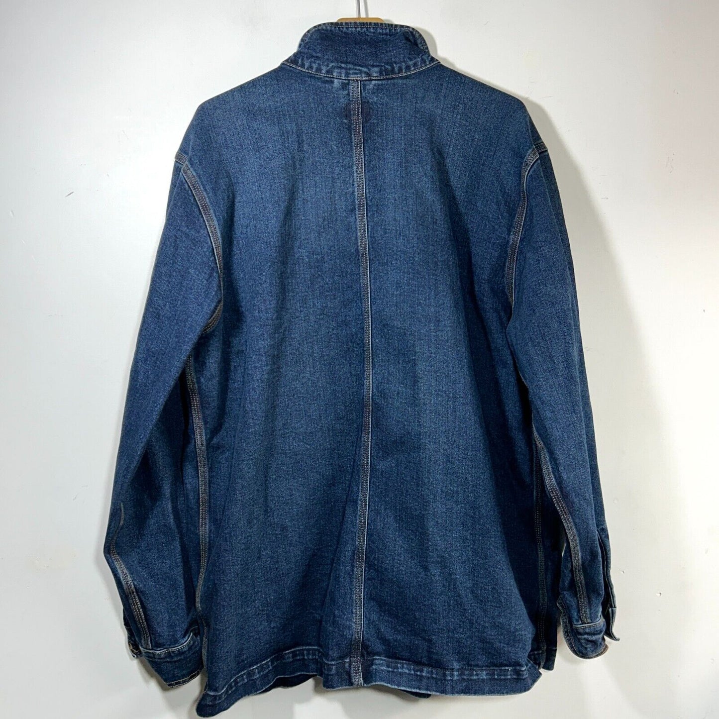 Lee Denim Chore Jacket Mens XL Workwear Y2K Detroit Streetwear Casual