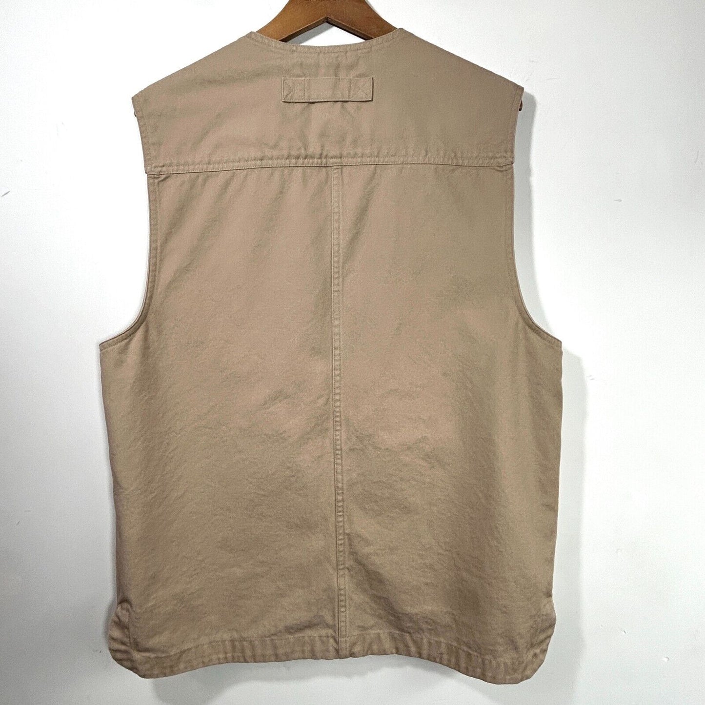 Duluth Trading Outdoor Cotton Canvas Vest Mens M Fishing Utility Pockets