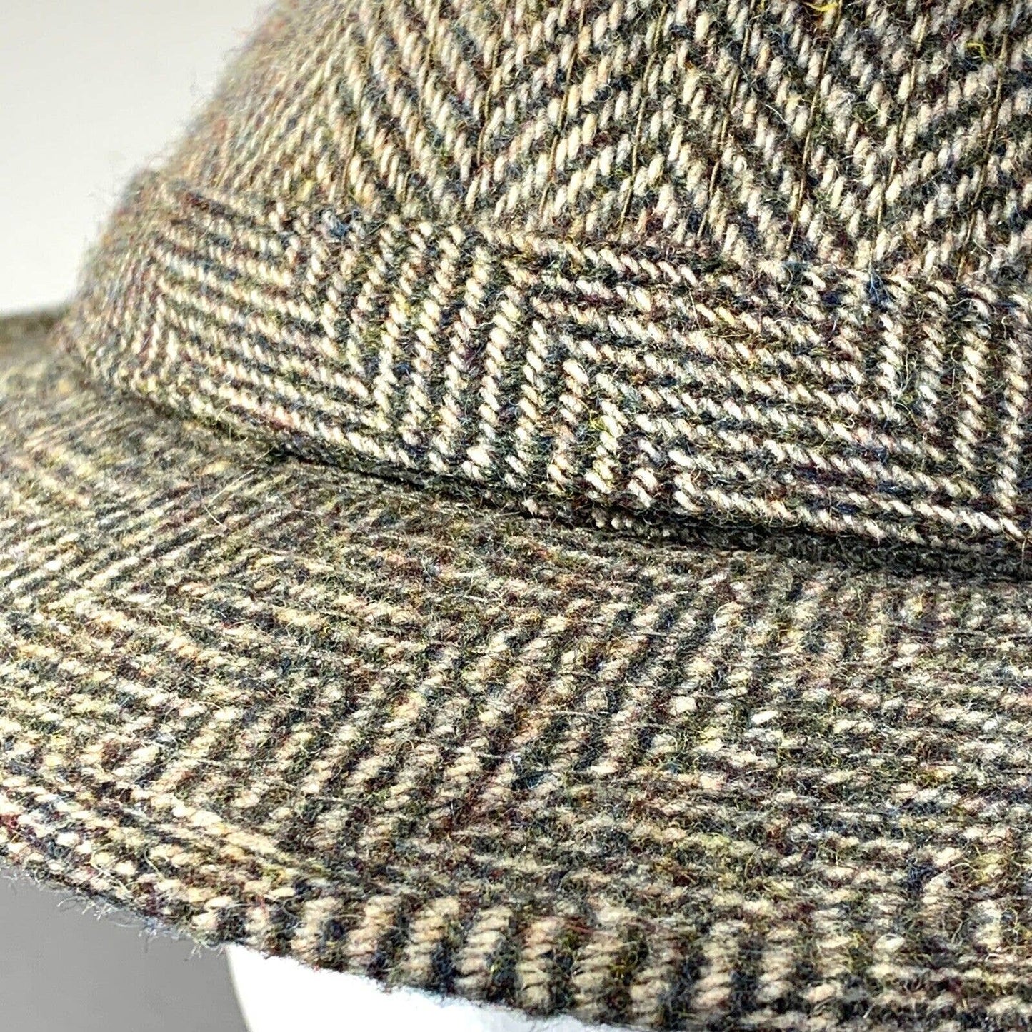 VTG Tweed Fedora Wool Hat Youngan Classic Size M / 7 1/8